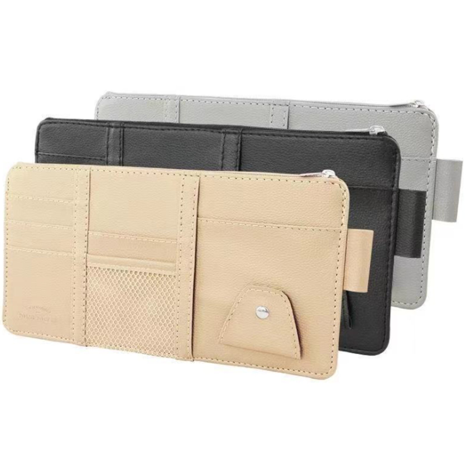 Tech Accessories Bag - Auto-Sonnenblenden-Organizer, Auto-Innenraum-Zubehör Aufbewahrungstasche LKW-Organizer Tasche Halter