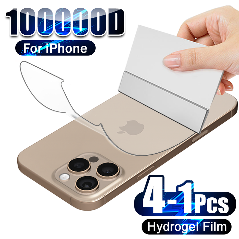 Tech Accessories Phone - 4-1Pcs Zurück Hydrogel Film Für iPhone