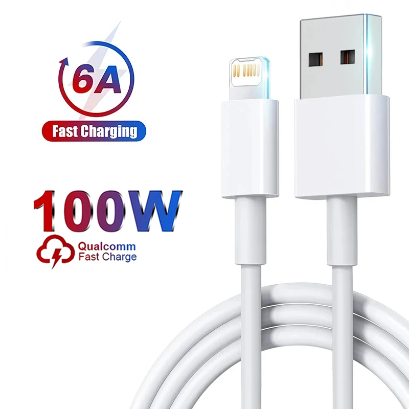 Tech Accessories Phone - 100 W Schnellladekabel für Apple iPhone