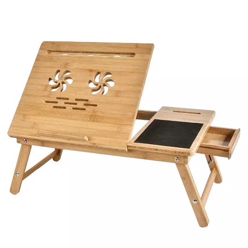 Laptop Stand Bamboo - Verstellbarer Bambus-Computerständer, Klappbarer Laptop-Ständer vom Lieferanten