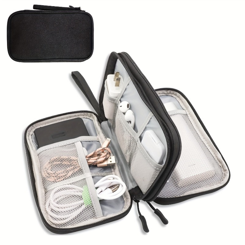 Travel Cable Organizer - Reise-Organizer-Tasche, Mehrfach-Aufbewahrungsbeutel, Geeignet für Toilettenartikel, Kosmetikzubehör
