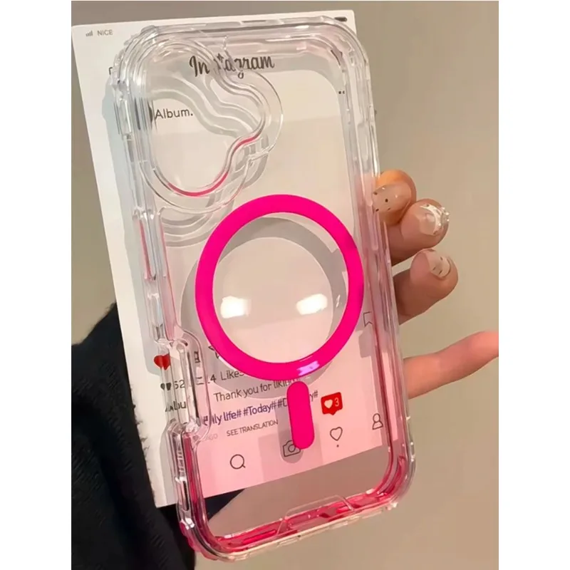 Wireless Charger 3 In 1 - Heißeste 3IN1 Gradient Clear für Magsafe
