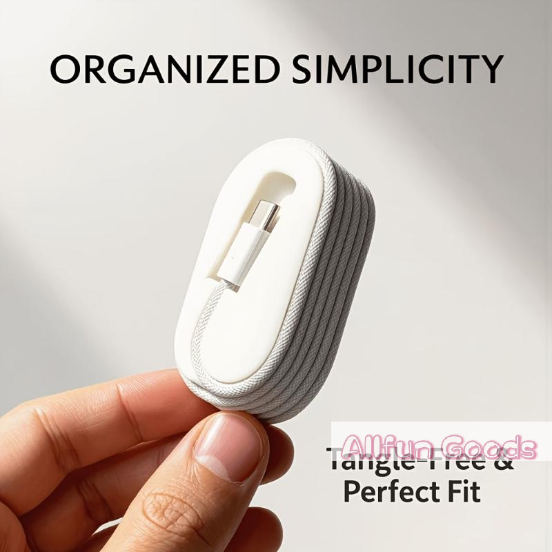 Travel Cable Organizer - [TG835] Tragbarer Kabelwickler-Organizer, Desktop-Kabel-Organizer, geeignet für