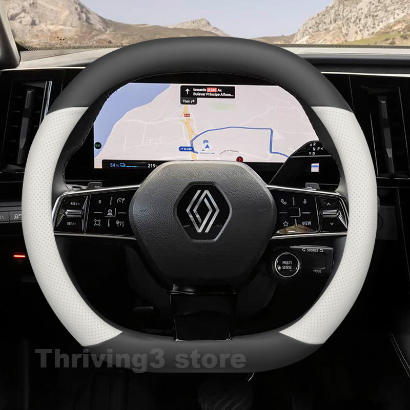 Tech Accessories Hub - Leder-Lenkradbezug für Renault 5 e-tech 2024-2026