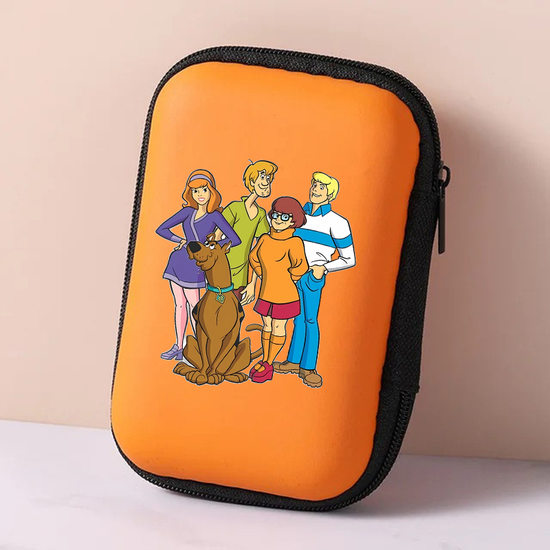 Travel Cable Organizer - Scooby Doo Aufbewahrungstasche mit Cartoon-Aufdruck, Datenkabel,