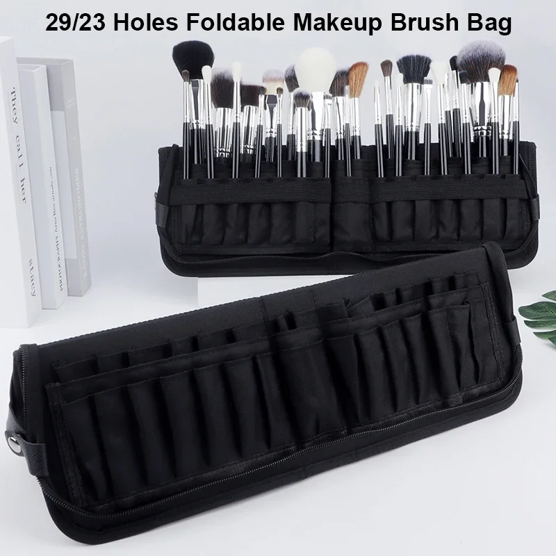 Tech Accessories Travel Bag - 29/23 löcher Faltbare Make-Up Pinsel Tasche
