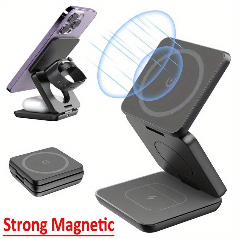 Faltbares 3-in-1-Schnellladege – Wireless Charger 3 In 1 Bewertung und Preis