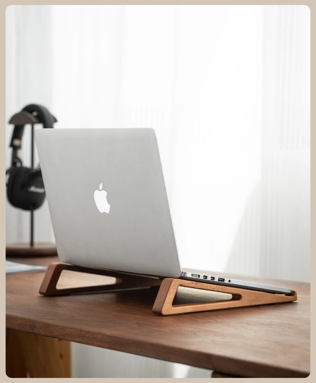 HeMu Laptop-Ständer aus Walnus – Laptop Stand Bamboo Bewertung und Preis