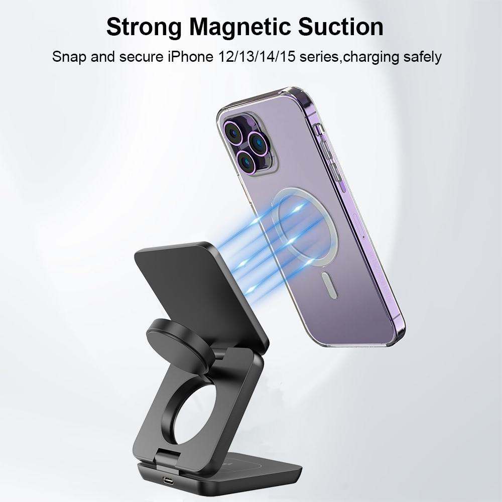 Kabelloses Ladegerät, 3-in-1,  – Wireless Charger 3 In 1 Bewertung und Preis