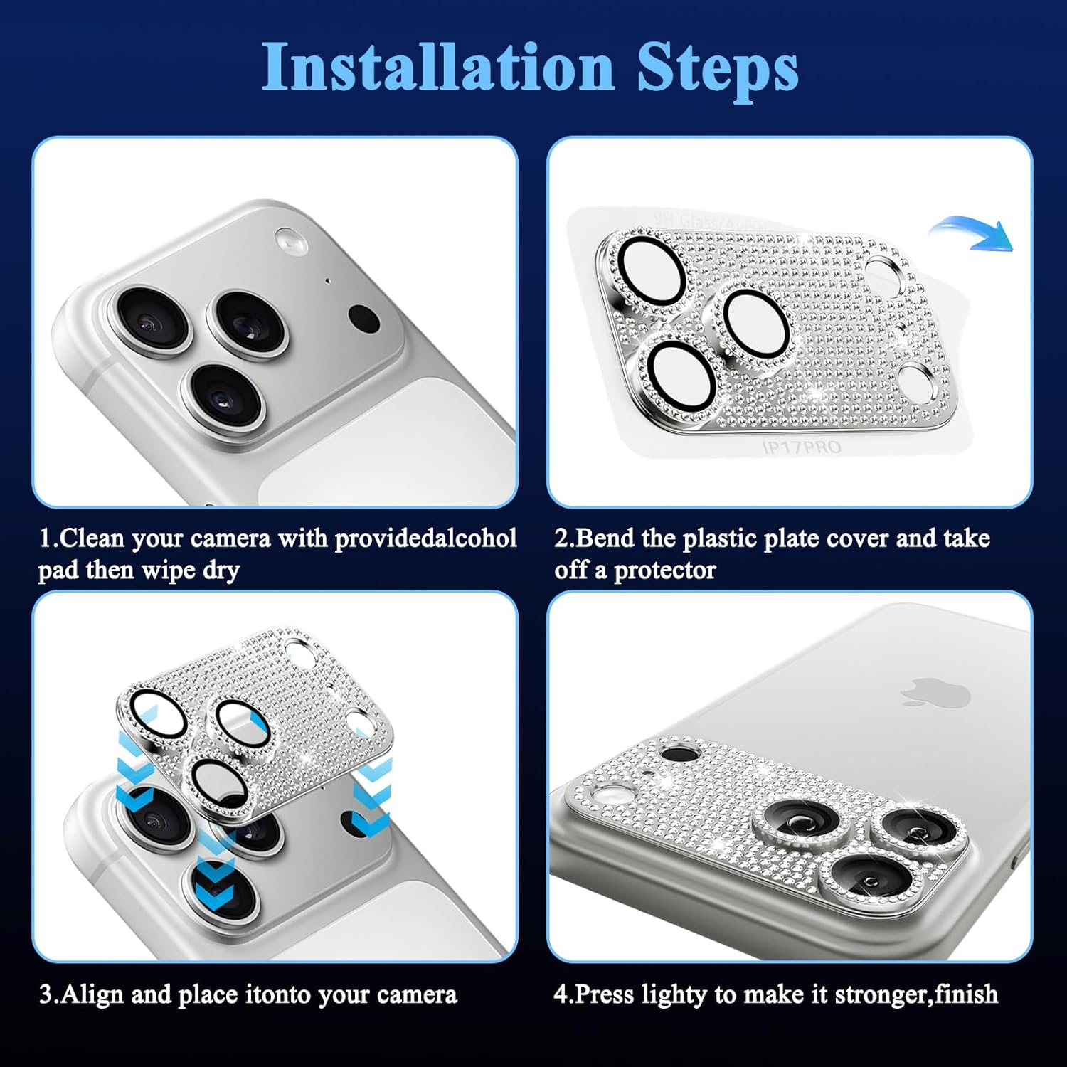Glitzer-Diamant-Kameraobjektiv – Tech Accessories Phone Bewertung und Preis