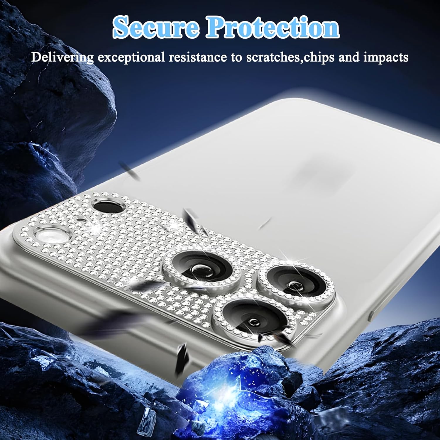 Glitzer-Diamant-Kameraobjektiv – Tech Accessories Phone Bewertung und Preis