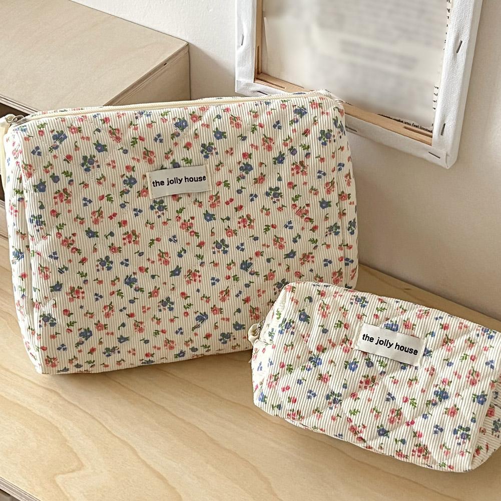 Vintage Blumenmuster Gesteppte – Tech Accessories Travel Bag Bewertung und Preis