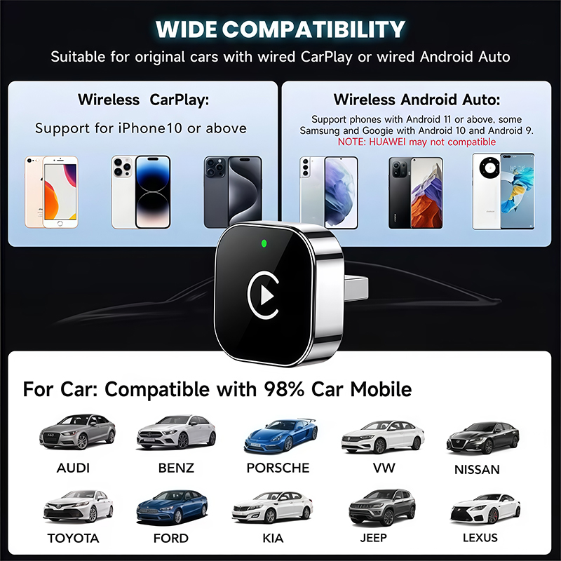 2-in-1 Wireless CarPlay Adapte – Tech Accessories Phone Bewertung und Preis