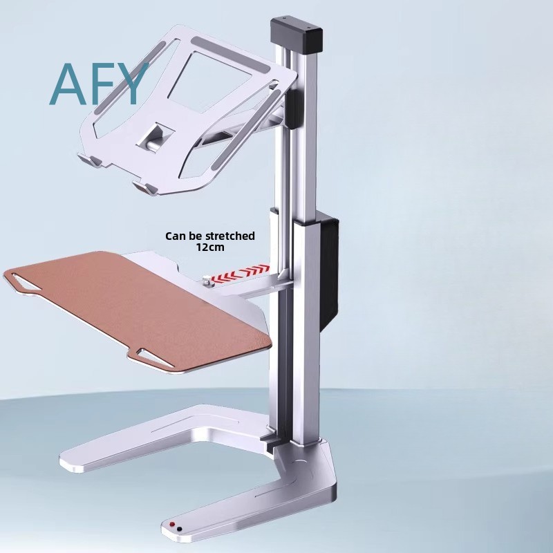 Elektrisch Höhenverstellbarer  – Laptop Stand Bamboo Bewertung und Preis