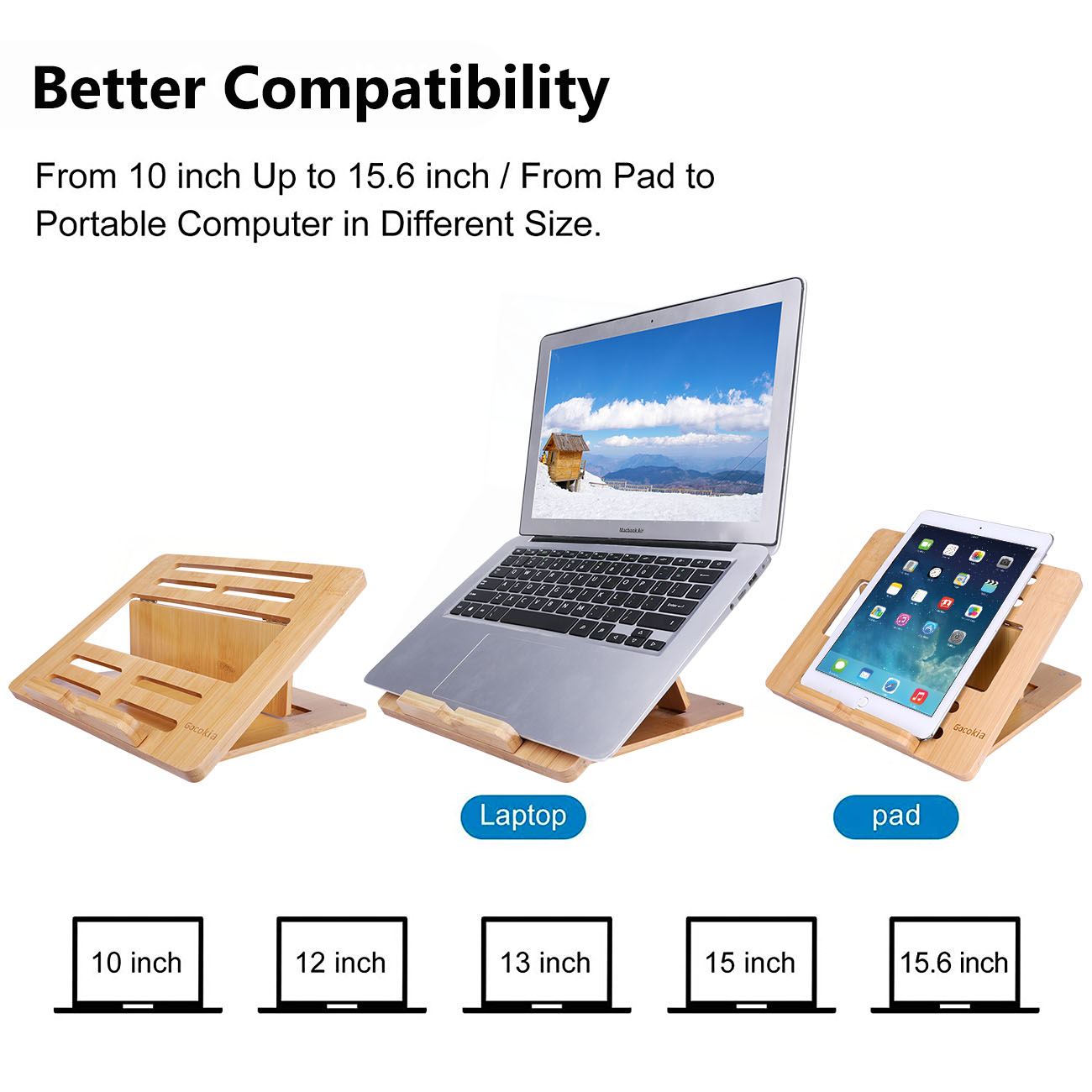 Bambus Fodable Laptop Notebook – Laptop Stand Bamboo Bewertung und Preis