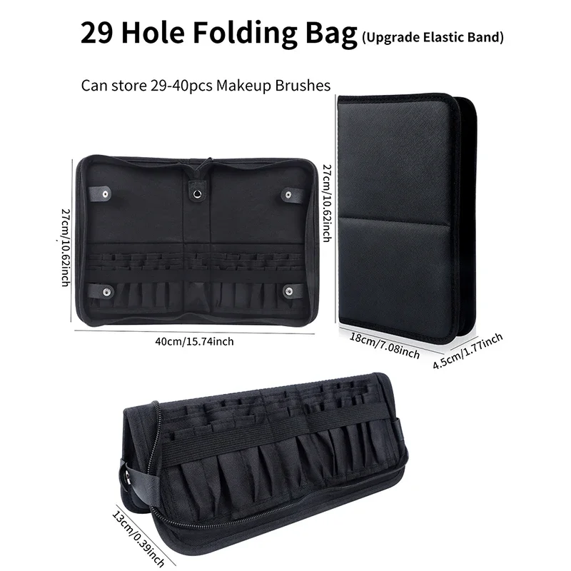29/23 löcher Faltbare Make-Up  – Tech Accessories Travel Bag Bewertung und Preis