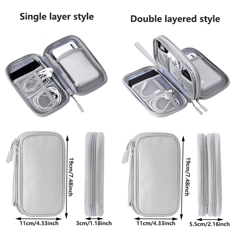 Mehrfarbige Tragbare Reise-Dig – Travel Cable Organizer Bewertung und Preis