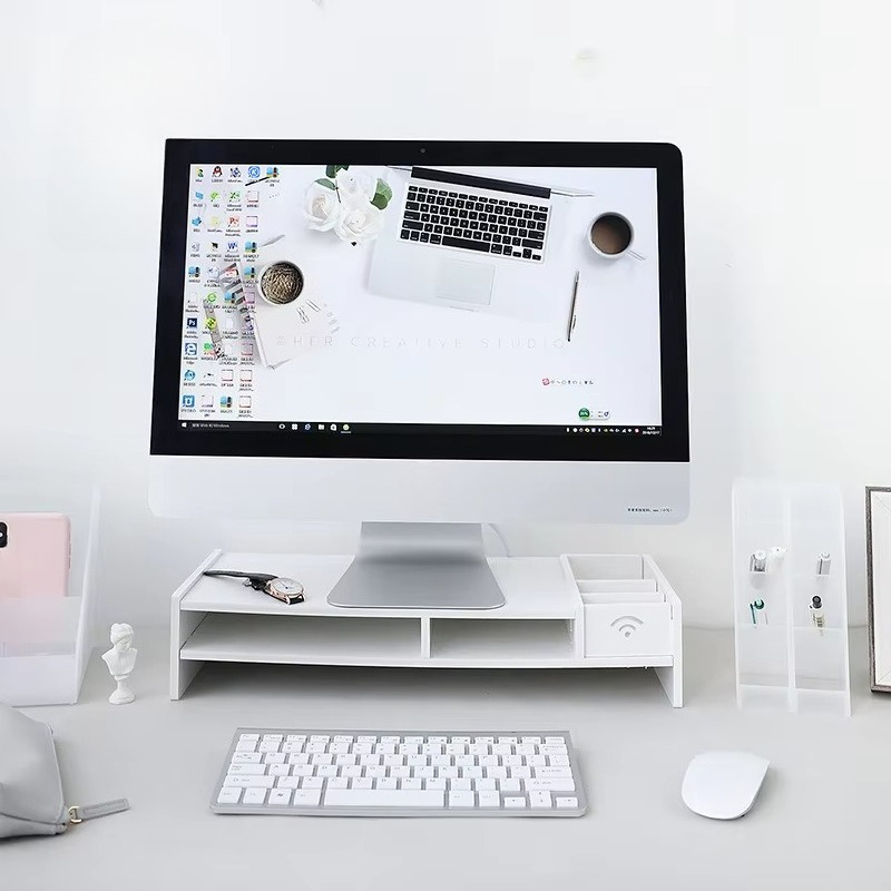 Platzsparender 2-stufiger Bamb – Laptop Stand Bamboo Bewertung und Preis